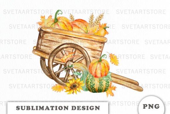 A Brand Designer's Review of the Watercolor Pumpkin Graphic