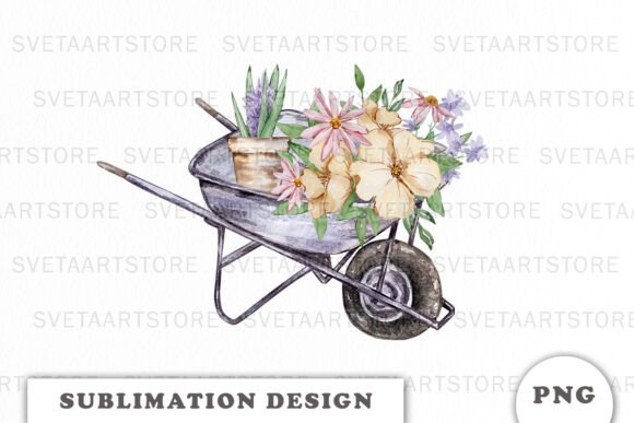 A Crafter's Review of a Watercolor Garden Sublimation Design