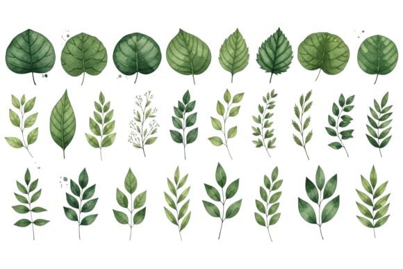 A Designer's Practical Review of the Green Leaves Watercolor Set