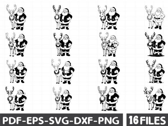 A Designer’s Look at Christmas Deer Watercolor SVG