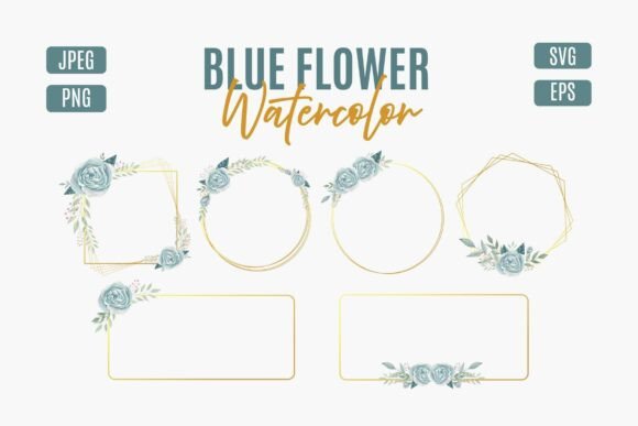 A Practical Review of the Blue Flower Waterwatercolor Frame Graphics