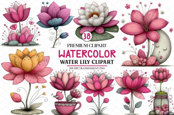 A Water Lily Graphic That Blooms on Your Blog