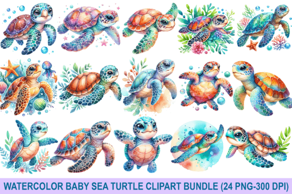 A Watercolor Turtle Graphic for Gentle Branding