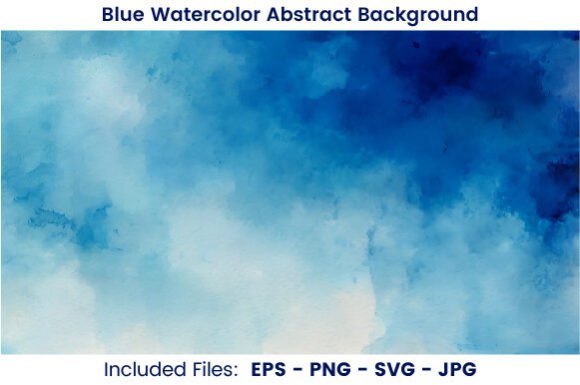 Reviewing the Watercolor Blue Abstract Background for Embroidery