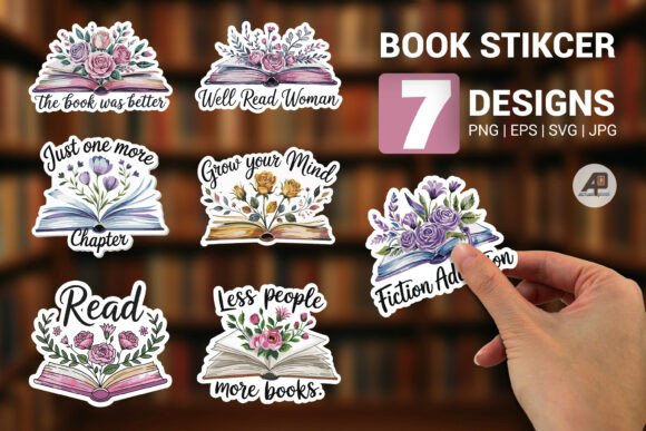 Watercolor Sticker Bundle: Graphics for Romantic Branding
